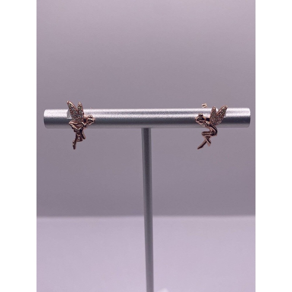 Beautiful Rose Gold Sterling Silver Fairy CZ Wings
